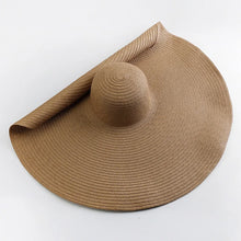 Oversized Foldable Straw Sun Hat
