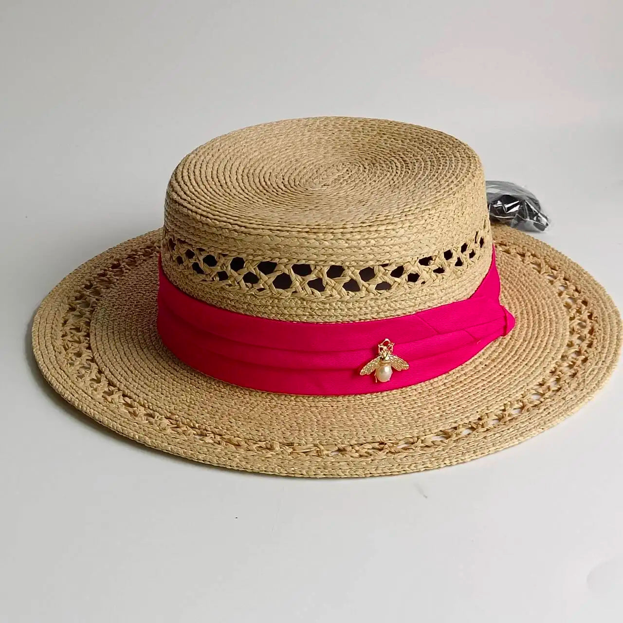 Seaside Bow Straw Sun Hat