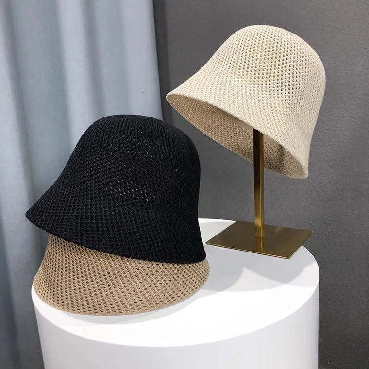Hollow Breathable Bucket Sun Hat