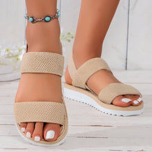 Black Lace Up Flat Sandals