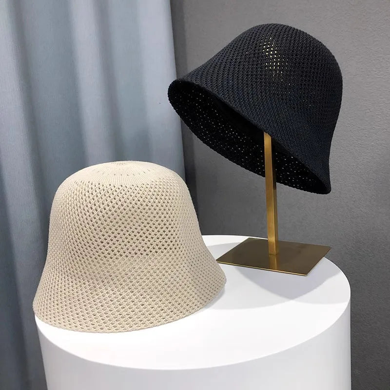 Hollow Breathable Bucket Sun Hat