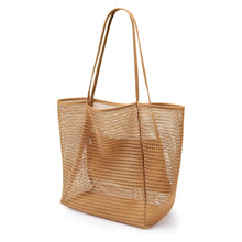 Foldable Mesh Shoulder Beach Tote