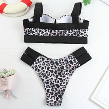 Floral High Waist Bikini Set