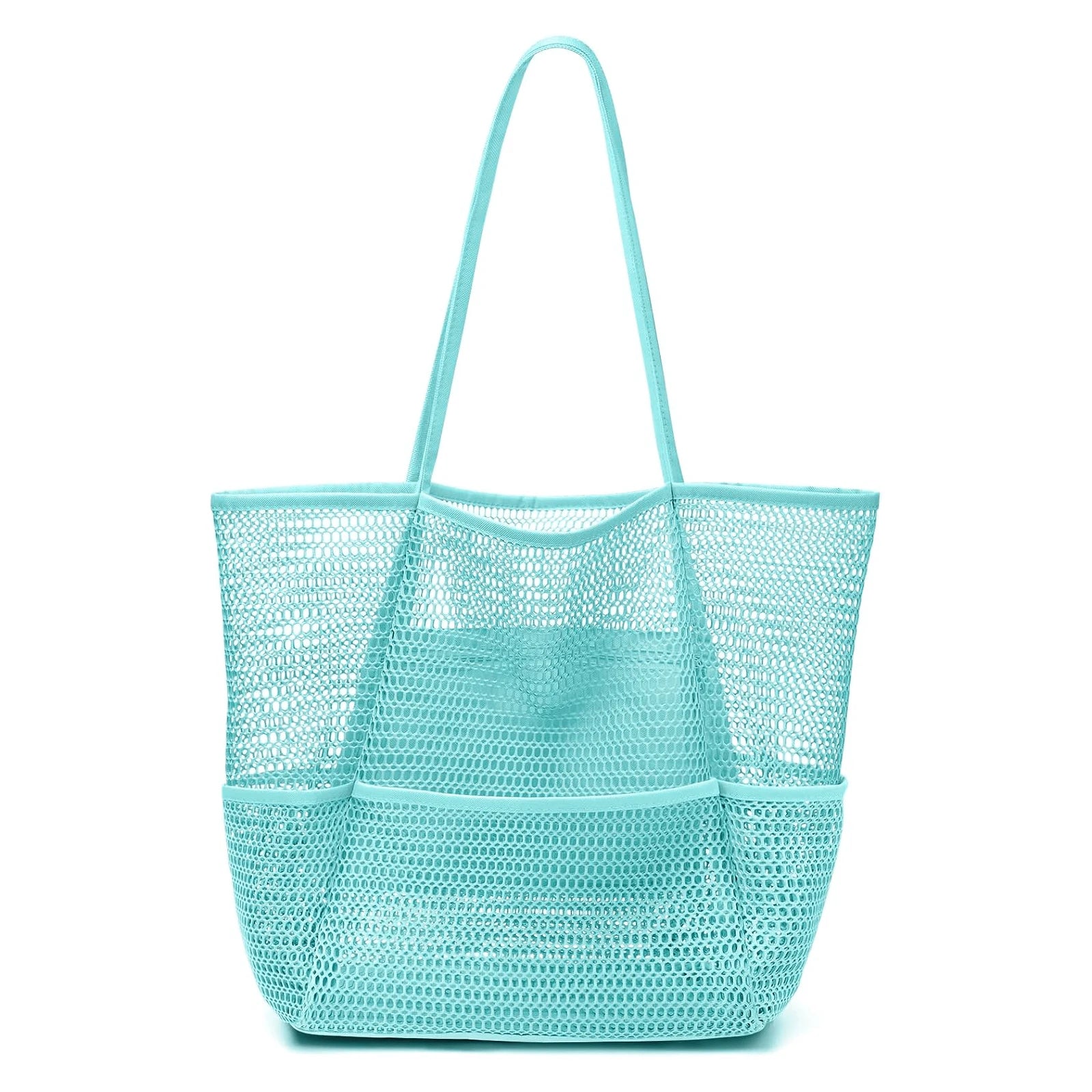 Foldable Mesh Shoulder Beach Tote