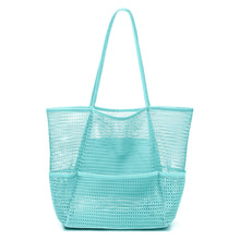Foldable Mesh Shoulder Beach Tote