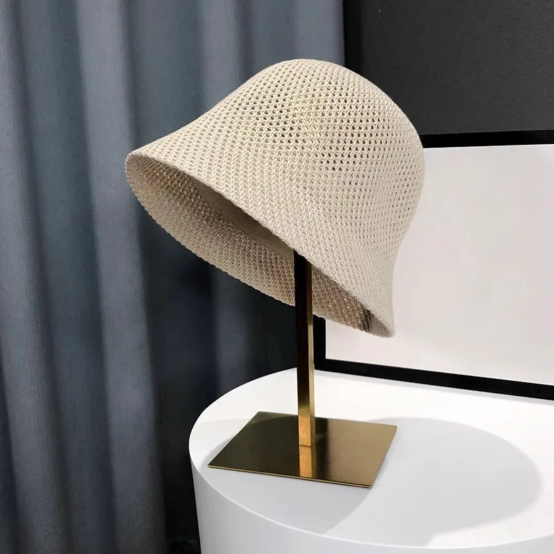 Hollow Breathable Bucket Sun Hat