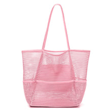 Foldable Mesh Shoulder Beach Tote