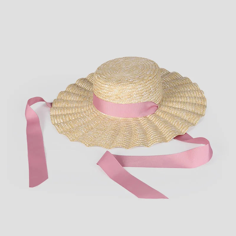Seaside Bow Straw Sun Hat
