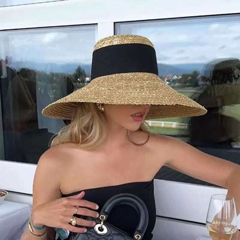 Seaside Bow Straw Sun Hat