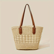Boho Basket Straw Shoulder Bag