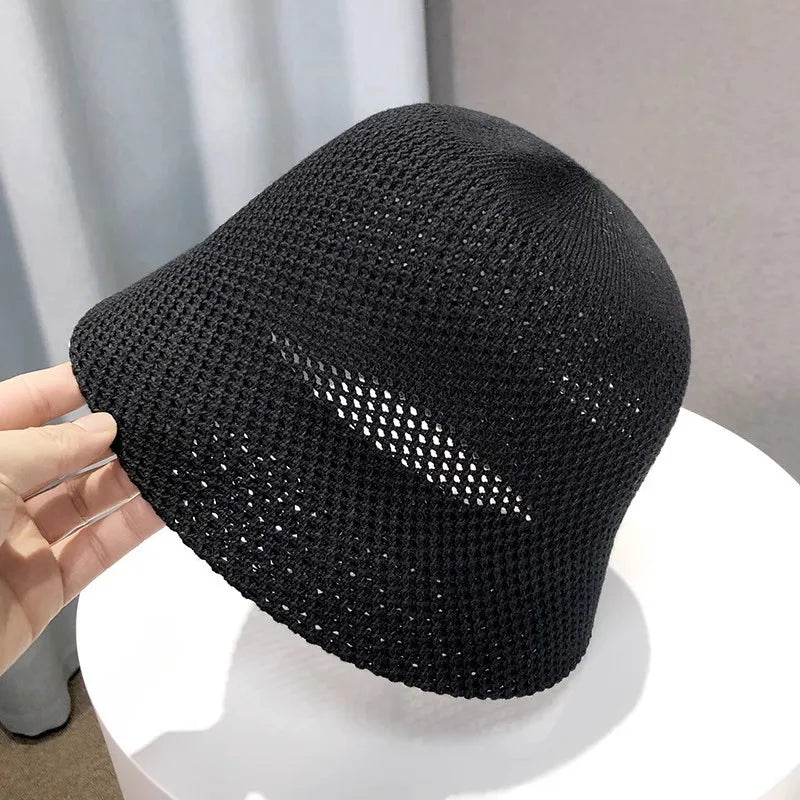 Hollow Breathable Bucket Sun Hat
