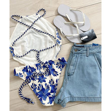 Vintage Halter One Piece Swimsuit