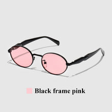 Oval Metal UV400 Sunglasses Shades