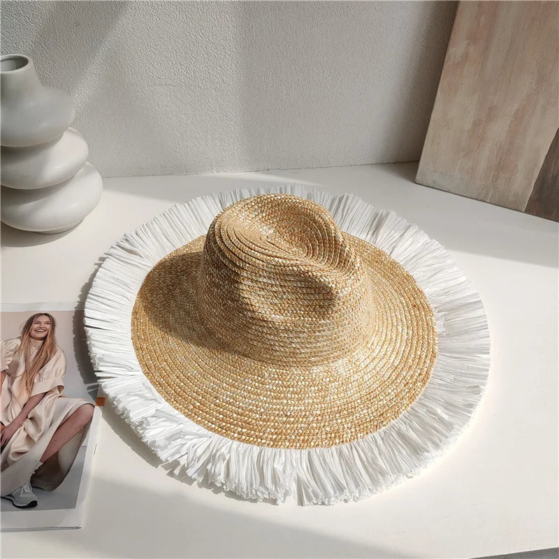 Seaside Bow Straw Sun Hat