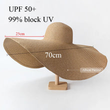 Oversized Foldable Straw Sun Hat