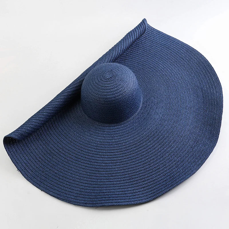 Oversized Foldable Straw Sun Hat