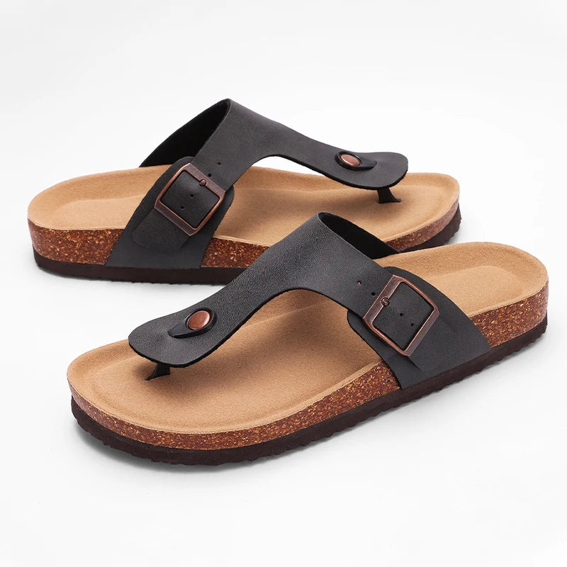 Soft Cork Summer Flip Flops