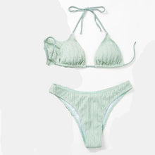 Jacquard Drawstring Bikini Set