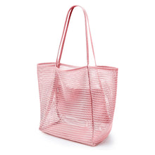 Foldable Mesh Shoulder Beach Tote