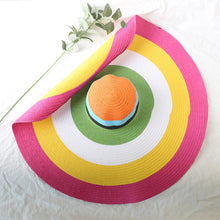 Oversized Foldable Straw Sun Hat
