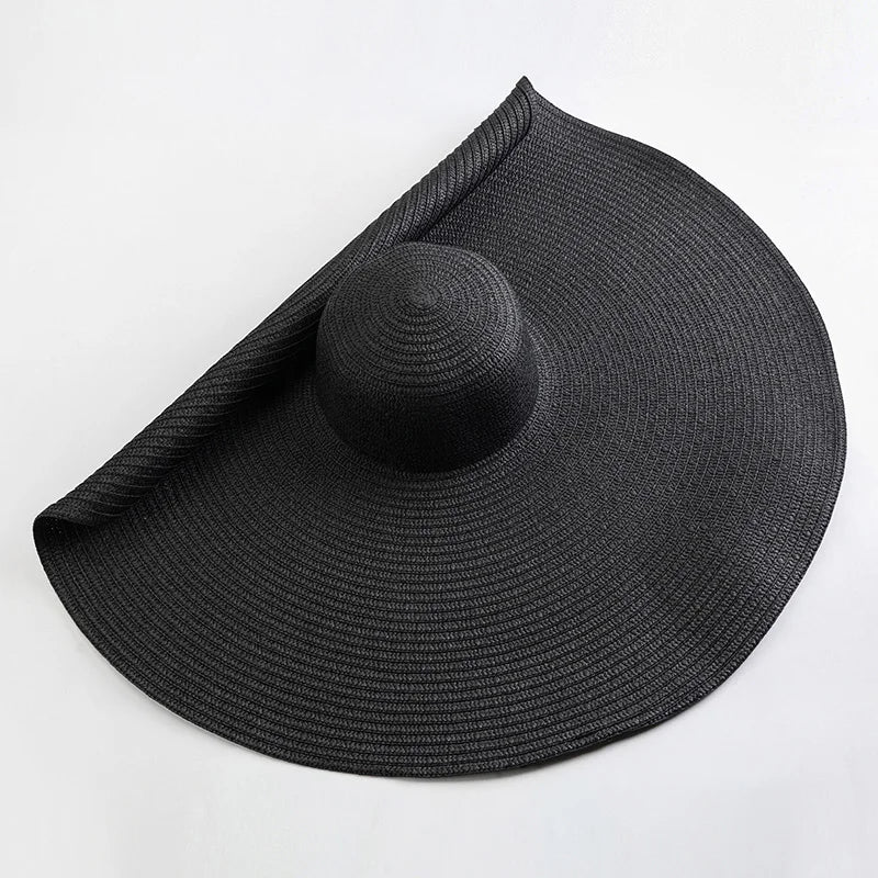 Oversized Foldable Straw Sun Hat