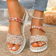 Boho Wedge Platform Beach Sandals