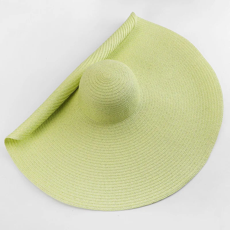 Oversized Foldable Straw Sun Hat