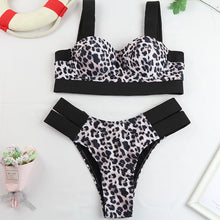 Floral High Waist Bikini Set