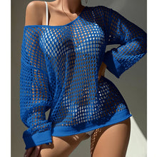 Hollow Knit Beach Cover Up