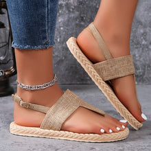 Linen Strap Soft Sole Sandals