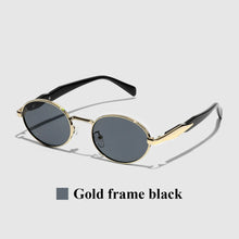 Oval Metal UV400 Sunglasses Shades
