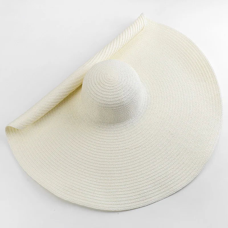 Oversized Foldable Straw Sun Hat