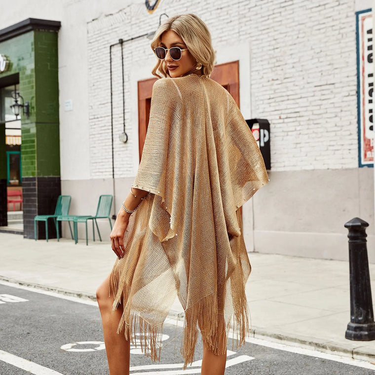 Tassel Pearl Beach Cover Up