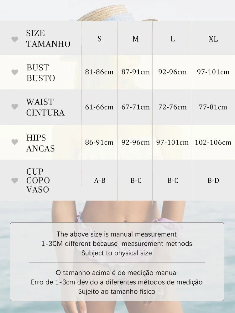 Patchwork Bandeau Bikini Swim Set