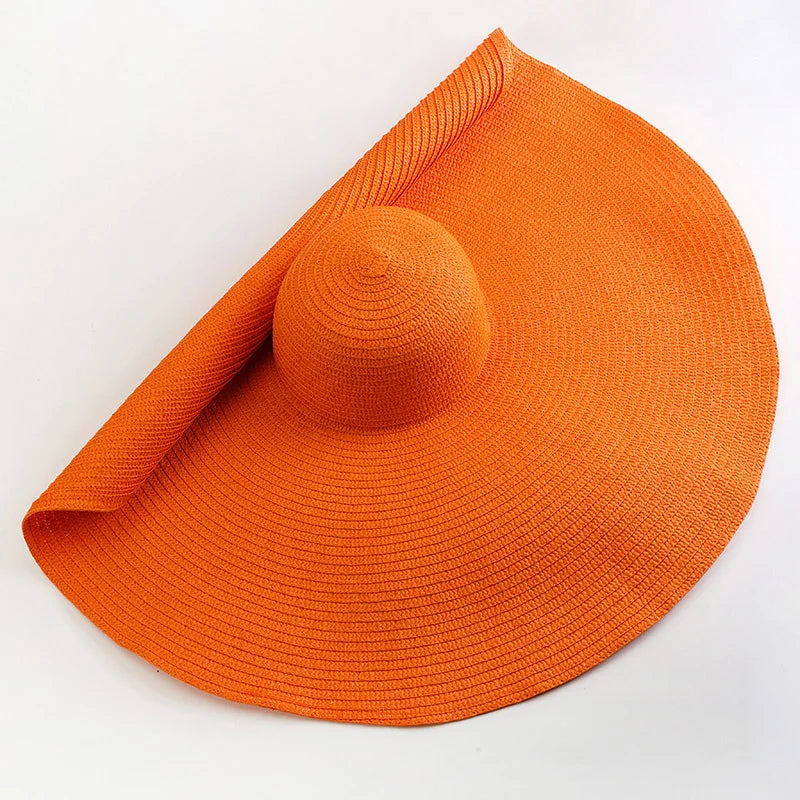Oversized Foldable Straw Sun Hat