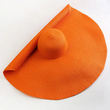 Oversized Foldable Straw Sun Hat