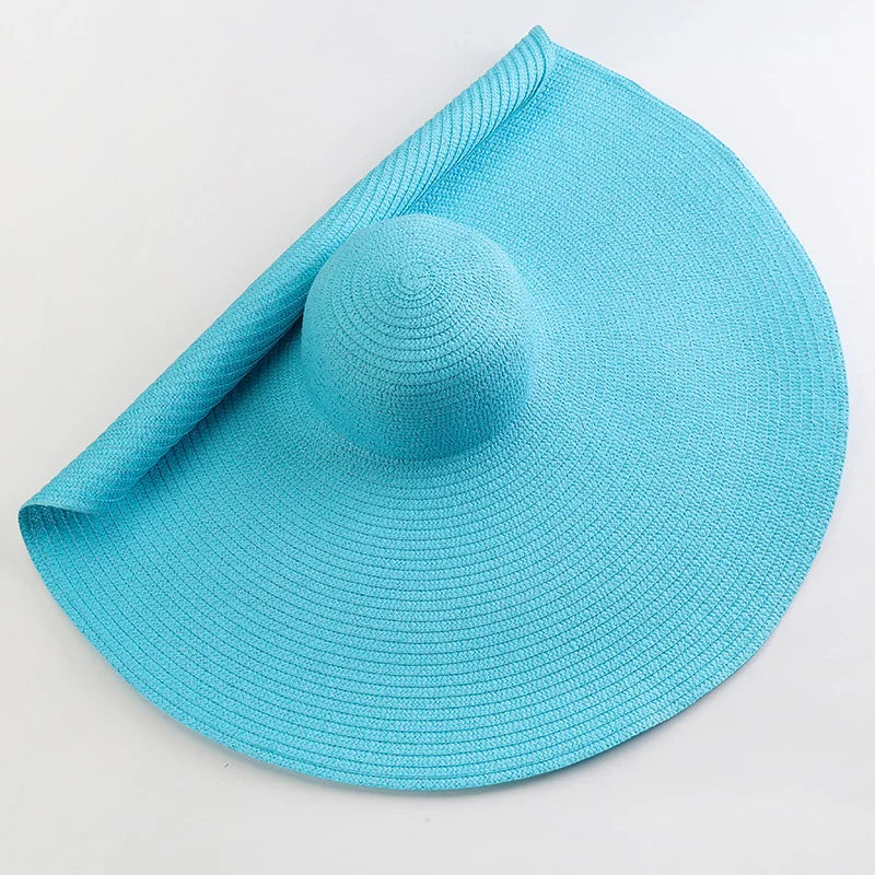 Oversized Foldable Straw Sun Hat