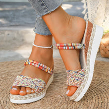 Boho Wedge Platform Beach Sandals