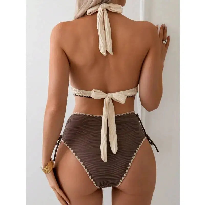 High Waist Brazilian Bikini Set